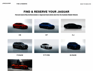find.jaguar.com.au screenshot