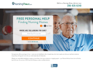 find.nursinghomes.com screenshot