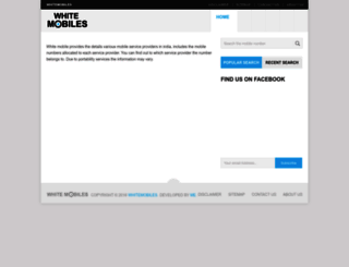 find.whitemobiles.com screenshot