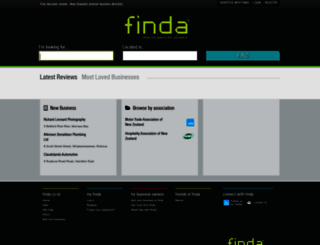 finda.co.nz screenshot