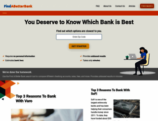findabetterbank.com screenshot