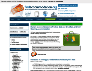findaccommodation.org screenshot