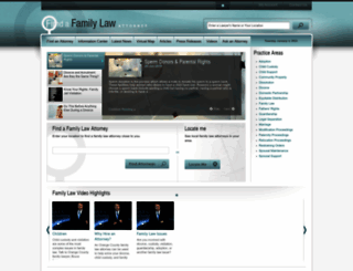 findafamilyattorney.com screenshot