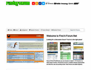 findaforum.net screenshot