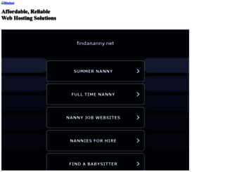 findananny.net screenshot