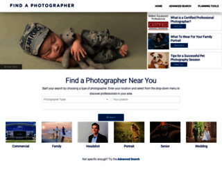 findaphotographer.com screenshot