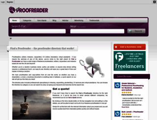 findaproofreader.com screenshot