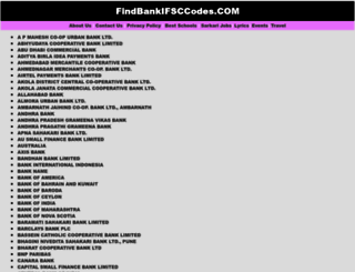 findbankifsccodes.com screenshot