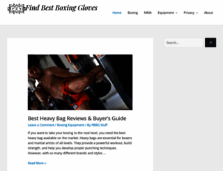 findbestboxinggloves.com screenshot
