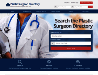 findcosmeticsurgeons.net screenshot