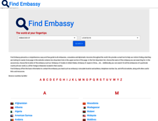 findembassy.com screenshot