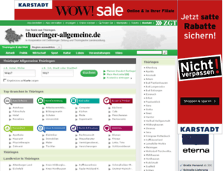 findensie.thueringer-allgemeine.de screenshot