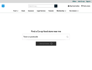 finder.coop.co.uk screenshot