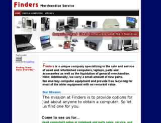 findersmerchandise.com screenshot