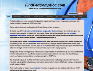 findfedcompdoc.com screenshot