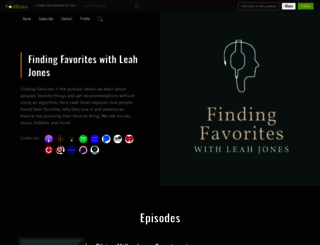 findingfavorites.podbean.com screenshot