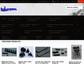 findinstruments.co.uk screenshot
