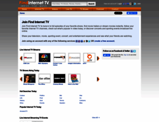 findinternettv.com screenshot