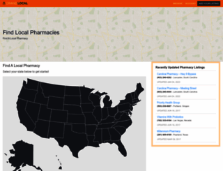 findlocalpharmacies.com screenshot