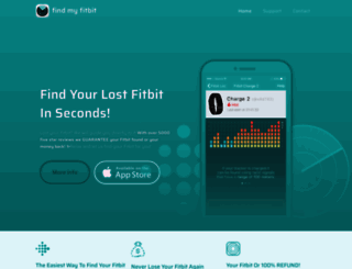 findmyfitbit.com screenshot