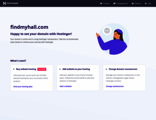 findmyhall.com screenshot