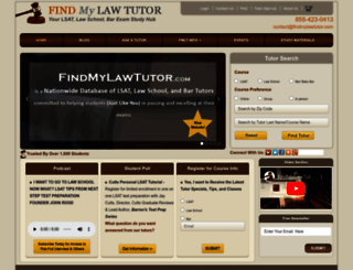 findmylawtutor.com screenshot