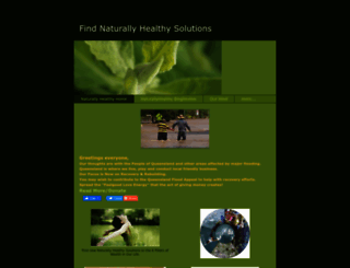 findnaturallyhealthysolutions.weebly.com screenshot