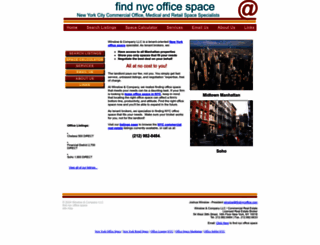 findnycofficespace.com screenshot