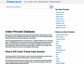 findpincode.net screenshot
