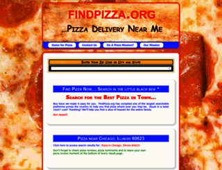 findpizza.org screenshot