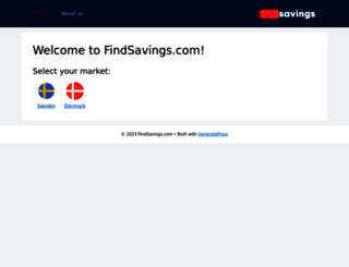 findsavings.com screenshot