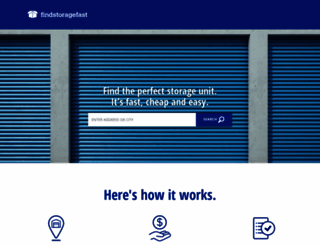 findstoragefast.co.uk screenshot
