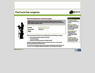findtreesurgeons.com screenshot