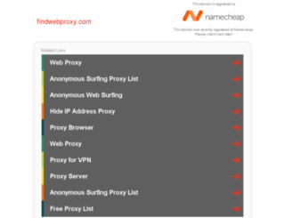 findwebproxy.com screenshot