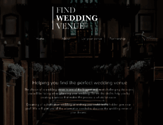 findweddingvenue.com screenshot