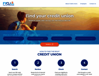 findyourcreditunion.co.uk screenshot