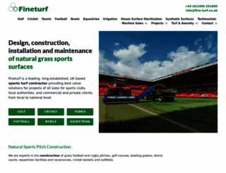 fine-turf.co.uk screenshot