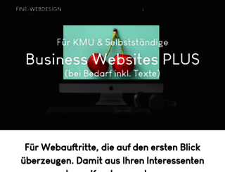 fine-webdesign.ch screenshot