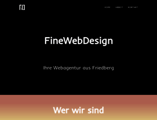 fine-webdesign.com screenshot