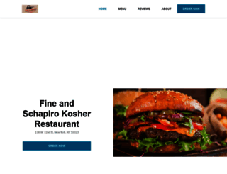 fineandschapirokosherrestaurant.com screenshot