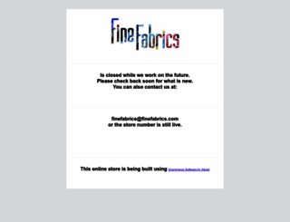 finefabrics.com screenshot