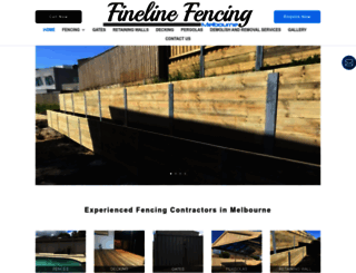 finelinefencing.com.au screenshot