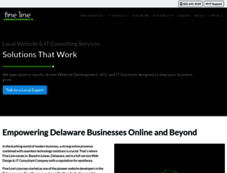 finelinewebsites.com screenshot