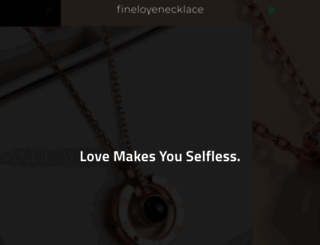 finelovenecklace.myshopify.com screenshot