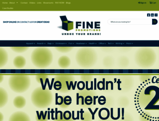 finepromotions.com screenshot