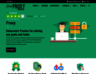 fineproxy.org screenshot