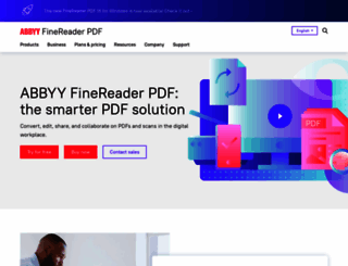 finereader.abbyy.com screenshot