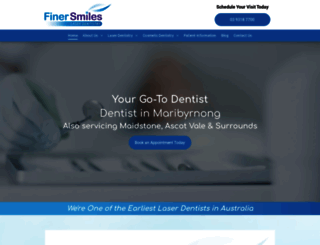 finersmiles.com.au screenshot