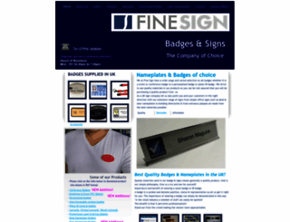 finesign.co.uk screenshot