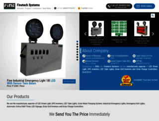 finetechsystems.co.in screenshot